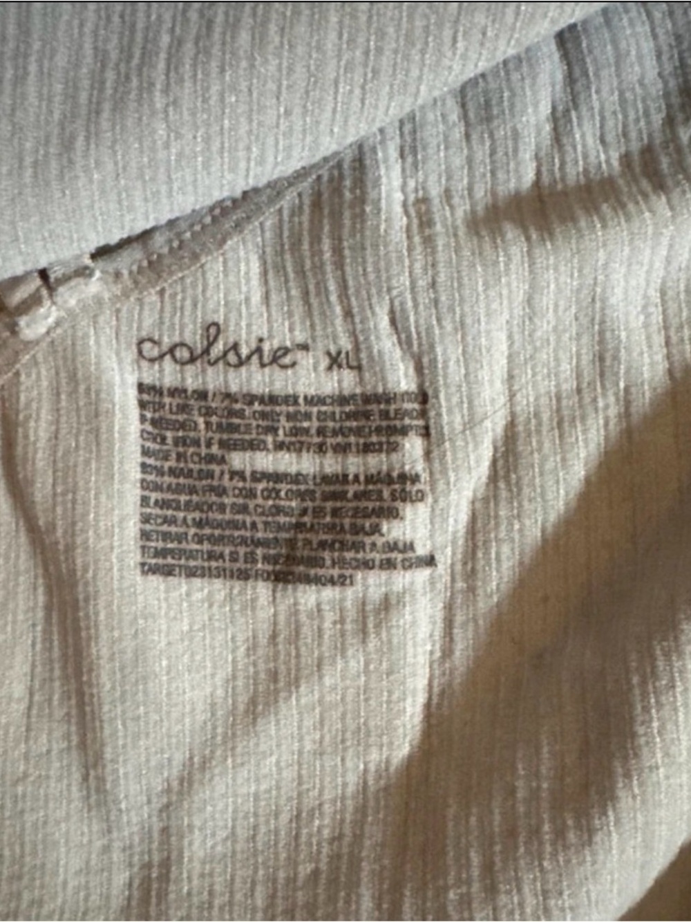 Colsie Ribbed Cami Crop Top - Taupe - Picture 5 of 5